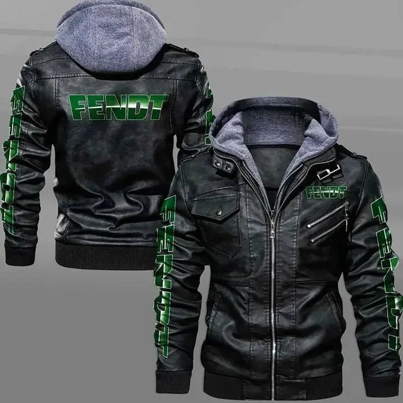 New Winter Eurosize Men's Leather Fendt Logo Long Sleeve Zipper Hooded Jacket Fleece-lined Fashion Keep Warm Coat
New Winter Eurosize Men's Leather Fendt Logo Long Sleeve Zipper Hooded Jacket Fleece-lined Fashion Keep Warm Coat