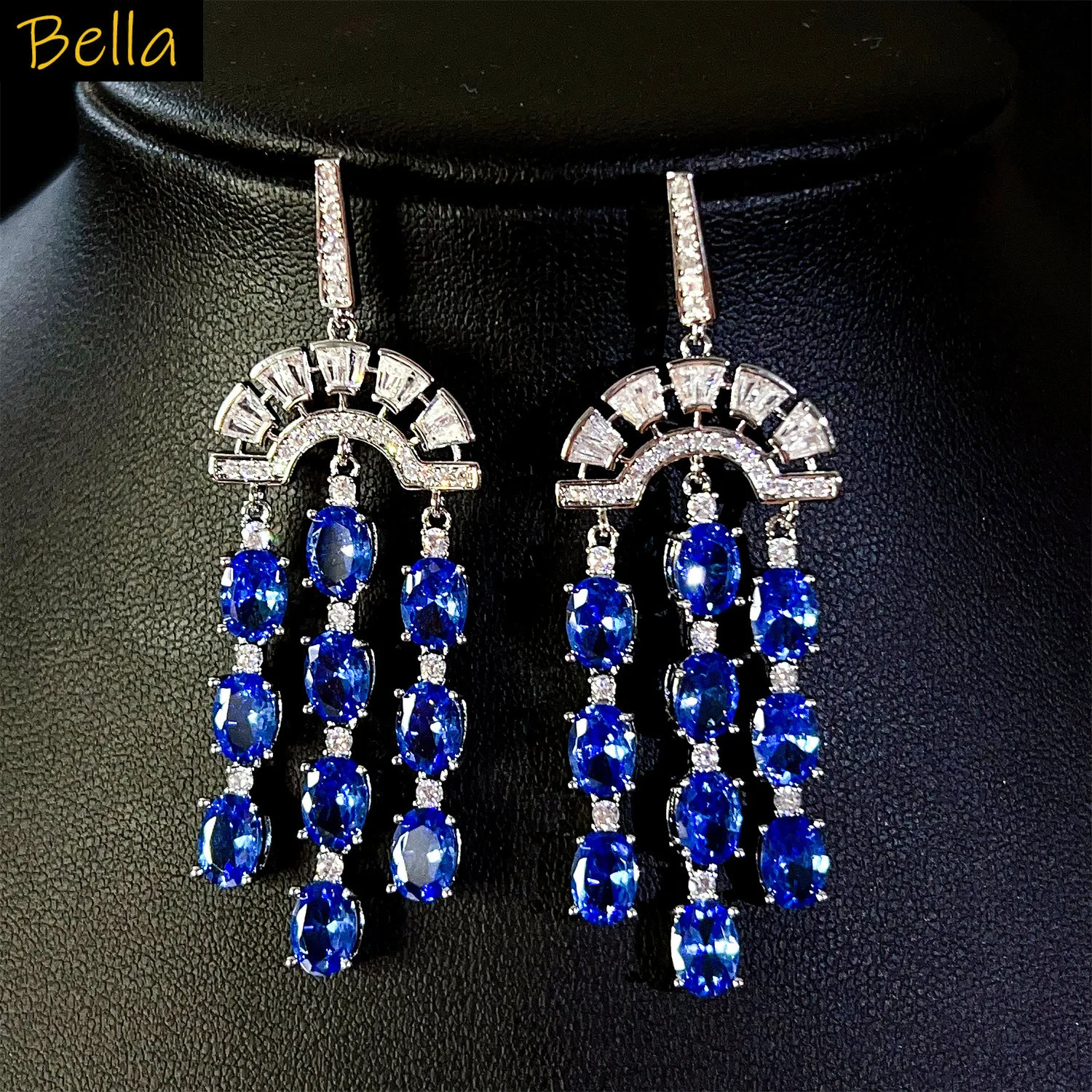blue earrings for women luxury jewelry zirconia long chain tassel dangling earrings yellow multicolor water drop
blue earrings for women luxury jewelry zirconia long chain tassel dangling earrings yellow multicolor water drop