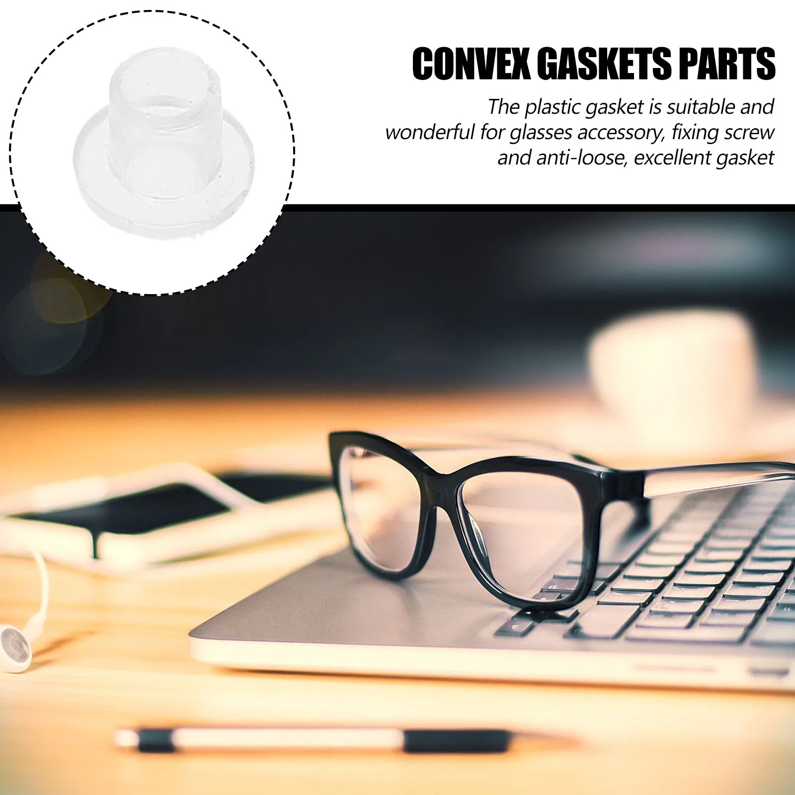 2 Bags Safe Long-Lasting Plastic Convex Gaskets for Glasses Fixing Anti-Loose Accessory Optical Shop Convex Gaskets
2 Bags Safe Long-Lasting Plastic Convex Gaskets for Glasses Fixing Anti-Loose Accessory Optical Shop Convex Gaskets