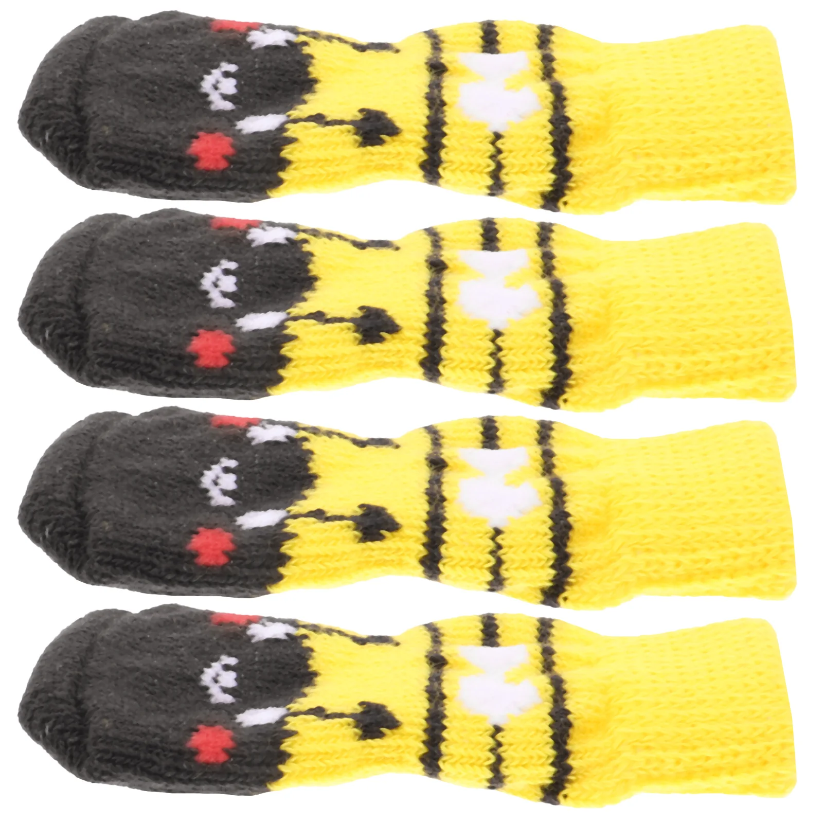 4Pcs Anti-Slip Pet Socks Winter Warm Cotton Small Dog Paw Protectors Breathable Washable Socks for Puppy Travel
4Pcs Anti-Slip Pet Socks Winter Warm Cotton Small Dog Paw Protectors Breathable Washable Socks for Puppy Travel