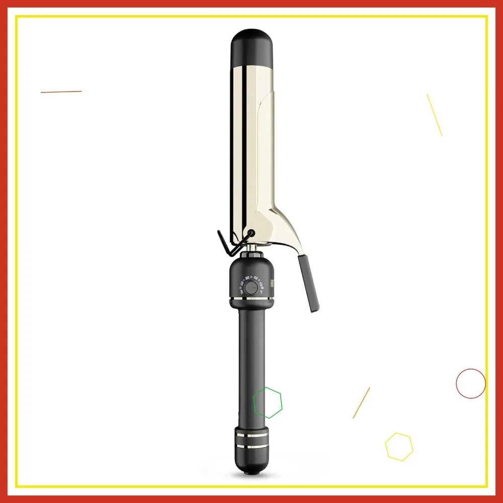 24K Gold Professional 1.5" Extended Barrel Curling Iron for Bouncy Curls, Faster Styling, Less Damage
24K Gold Professional 1.5" Extended Barrel Curling Iron for Bouncy Curls, Faster Styling, Less Damage