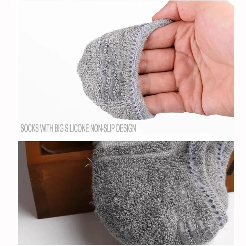Fashion Cotton Men's Towel Socks Silicone Anti-Slip Plus Size 41-45 Bottom Boat Socks Sweat Breathes Socks
Fashion Cotton Men's Towel Socks Silicone Anti-Slip Plus Size 41-45 Bottom Boat Socks Sweat Breathes Socks