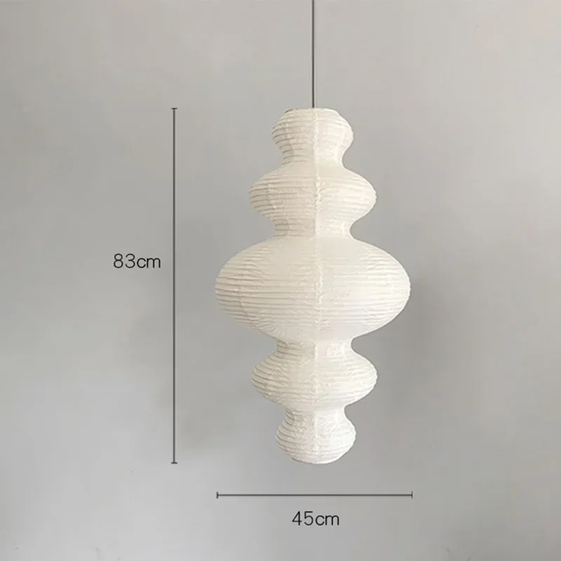 Japanese Wabi-sabi Akari Noguchi Yong Pendant Light Rice Paper Decorative Hanging Fixtures Living/Dining Room Kitchen Sofa
Japanese Wabi-sabi Akari Noguchi Yong Pendant Light Rice Paper Decorative Hanging Fixtures Living/Dining Room Kitchen Sofa