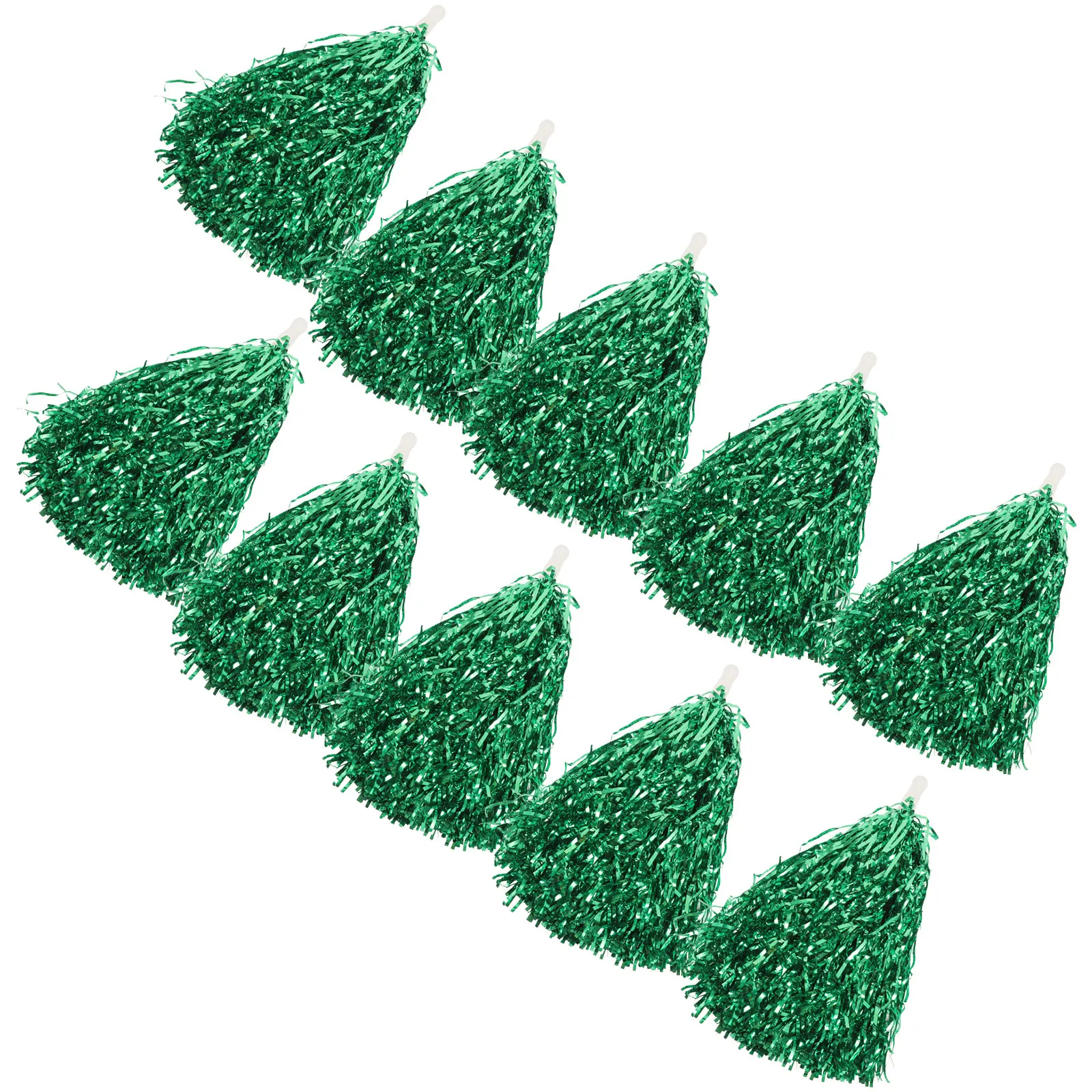 10 Pcs Silver Cheerleading Pom Poms Plastic Plastic Cheer Poms Lightweight Kids College Sports Event Accessories
10 Pcs Silver Cheerleading Pom Poms Plastic Plastic Cheer Poms Lightweight Kids College Sports Event Accessories