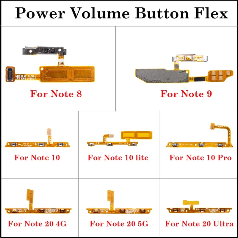 1Pcs Volume Power Mute Switch On Off Button Control Key Ribbon Flex Cable For Samsung Galaxy Note 8 9 10 20 Lite Pro Ultra
1Pcs Volume Power Mute Switch On Off Button Control Key Ribbon Flex Cable For Samsung Galaxy Note 8 9 10 20 Lite Pro Ultra