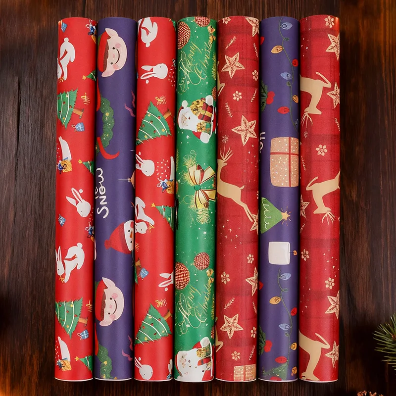 Christmas Gift Wrapping Paper Flower Bouquet Packing Kraft Paper DIY Crafts Paper Home Christmas New Year Party Packaging Decora
Christmas Gift Wrapping Paper Flower Bouquet Packing Kraft Paper DIY Crafts Paper Home Christmas New Year Party Packaging Decora