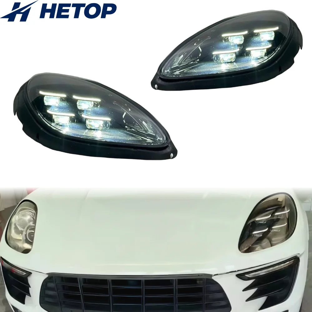 HETOP for Macan 95B.1 95B.2 2014-2022 LED Head Lamp High-quality Hot Selling Plug and Play DRL for Porsche Headlights
HETOP for Macan 95B.1 95B.2 2014-2022 LED Head Lamp High-quality Hot Selling Plug and Play DRL for Porsche Headlights