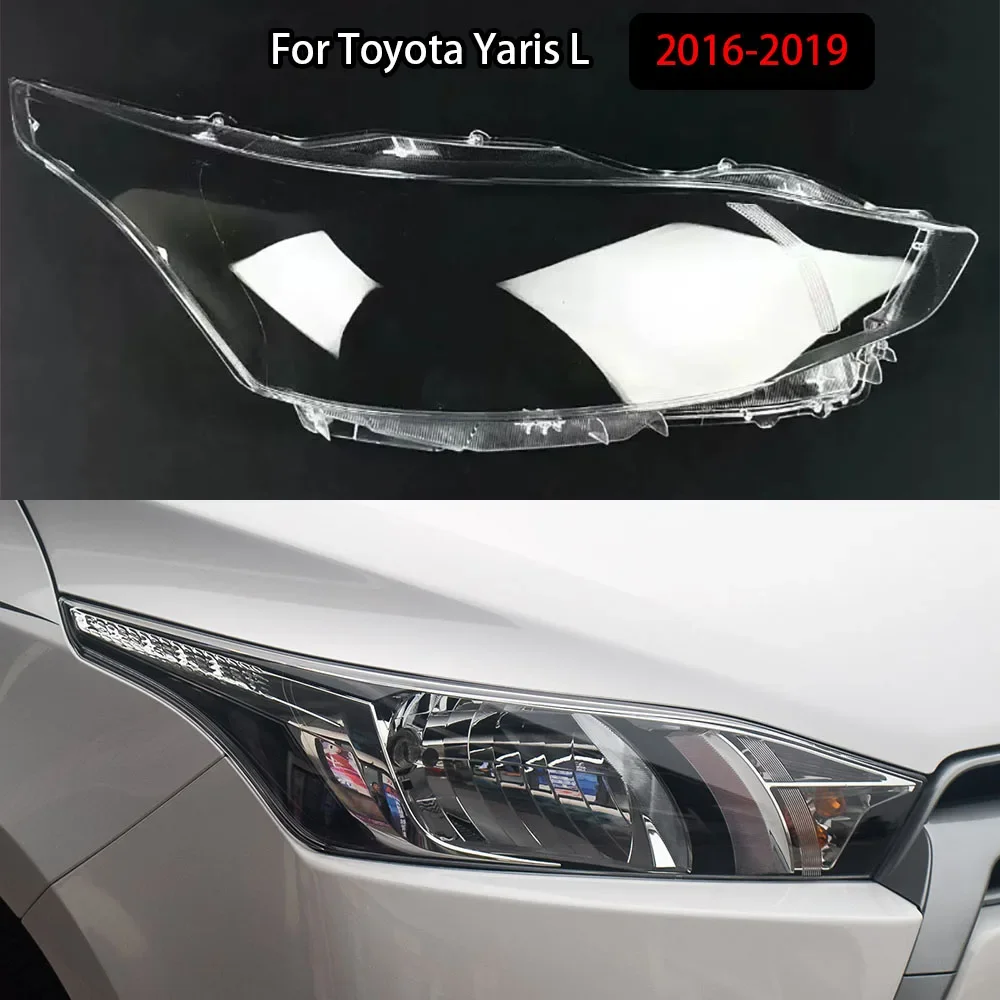 For Toyota Yaris L 2016-2019 Car Headlamps Cover Lens Headlights Shade Transparent Lampshade Plexiglass Shell Replace Housing
For Toyota Yaris L 2016-2019 Car Headlamps Cover Lens Headlights Shade Transparent Lampshade Plexiglass Shell Replace Housing