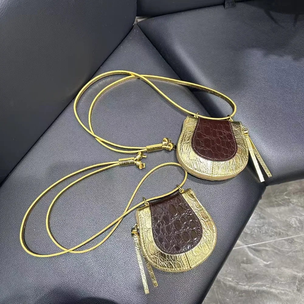 Mini Trend Shoulder Bag Crossbody Saddle Premium Portable Women's Bag Fashion Chain Texture Unique Simple Versatile
Mini Trend Shoulder Bag Crossbody Saddle Premium Portable Women's Bag Fashion Chain Texture Unique Simple Versatile