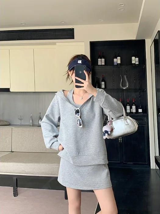plus Size Fashionable Set Neck Hanging Strap Dress Long Sleeve Hooded Cover up Top Spring New Design Casual Comfortable Women...
plus Size Fashionable Set Neck Hanging Strap Dress Long Sleeve Hooded Cover up Top Spring New Design Casual Comfortable Women...