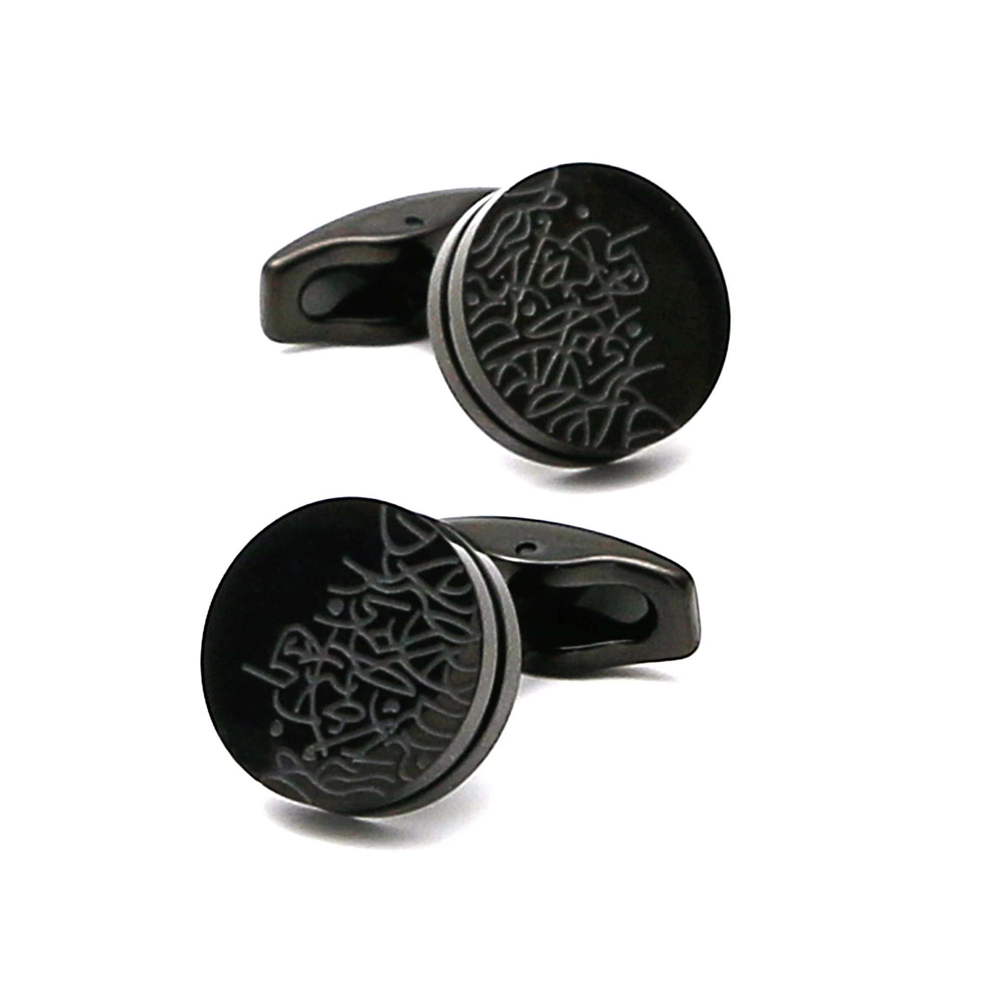 Cufflinks for Men TOMYE XK23S043 Cute Pattern Black Stainless Steel Round Dress Shirt Cuff Links Jewelry
Cufflinks for Men TOMYE XK23S043 Cute Pattern Black Stainless Steel Round Dress Shirt Cuff Links Jewelry