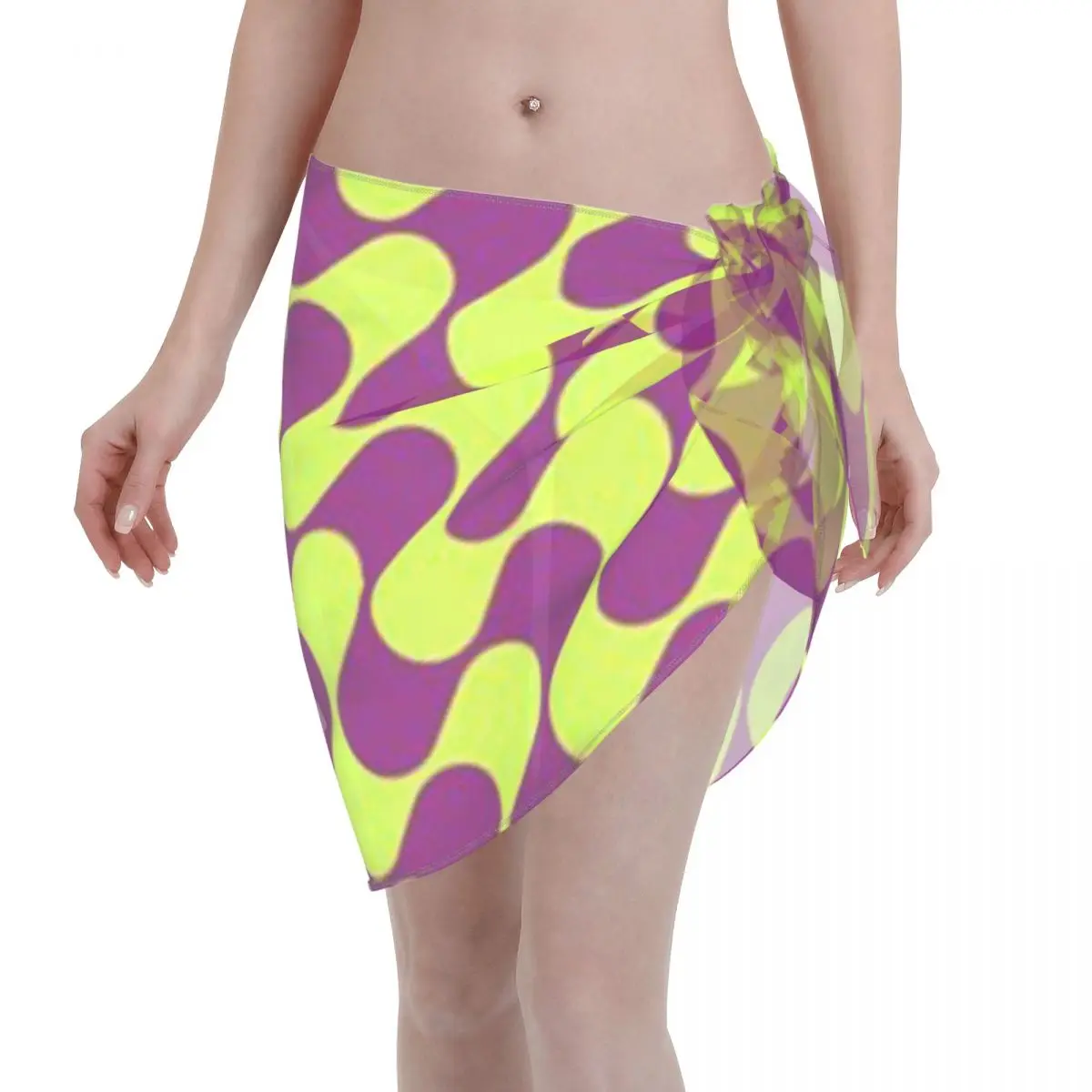 Promotion Neon Purple Green Retro Mod Pattern Women's Beach Wrap SkirtSwimming Pool Day Beach Sarong
Promotion Neon Purple Green Retro Mod Pattern Women's Beach Wrap SkirtSwimming Pool Day Beach Sarong