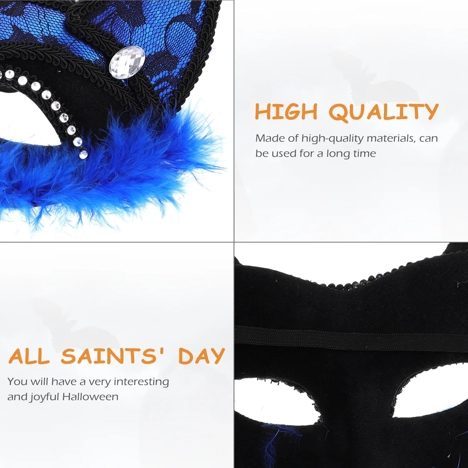 2pcs Cat Face Masks Blue Masquerade Masks Comfortable Lightweight Universal Design Halloween Costume Women Carnival Party
2pcs Cat Face Masks Blue Masquerade Masks Comfortable Lightweight Universal Design Halloween Costume Women Carnival Party