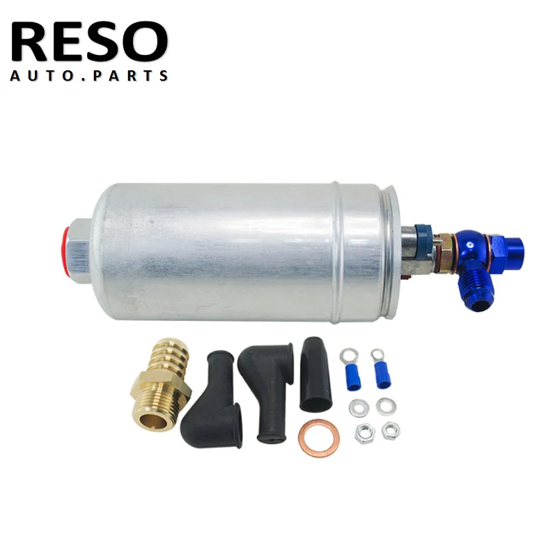 RESO OEM:0580 254 044 Universal Racing External Inline Fuel Pump 044 Poulor 300lph + Adapter Fitting
RESO OEM:0580 254 044 Universal Racing External Inline Fuel Pump 044 Poulor 300lph + Adapter Fitting