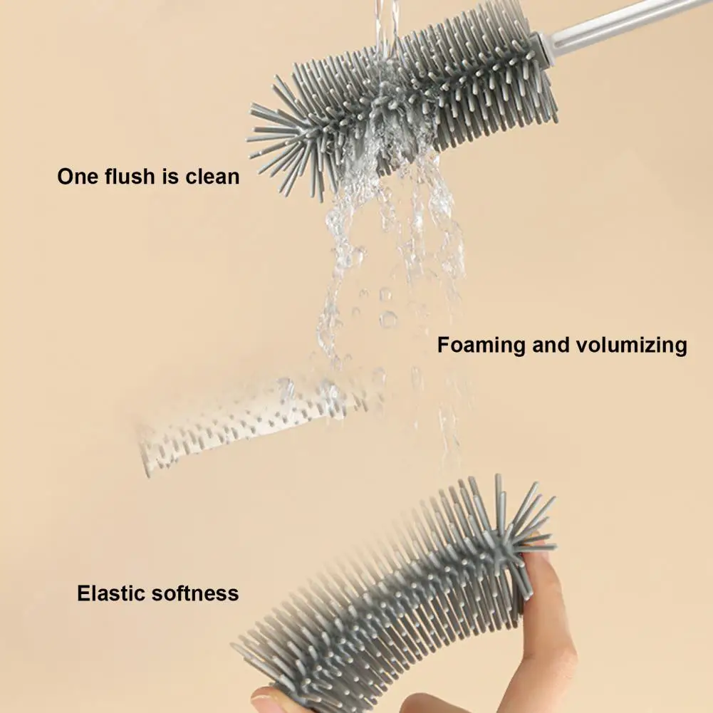 Travel-friendly Bottle Cleaner Silicone Bottle Brush Set Silicone Bottle Cup Brush Set with Rotating 360 Degree for Kitchen
Travel-friendly Bottle Cleaner Silicone Bottle Brush Set Silicone Bottle Cup Brush Set with Rotating 360 Degree for Kitchen