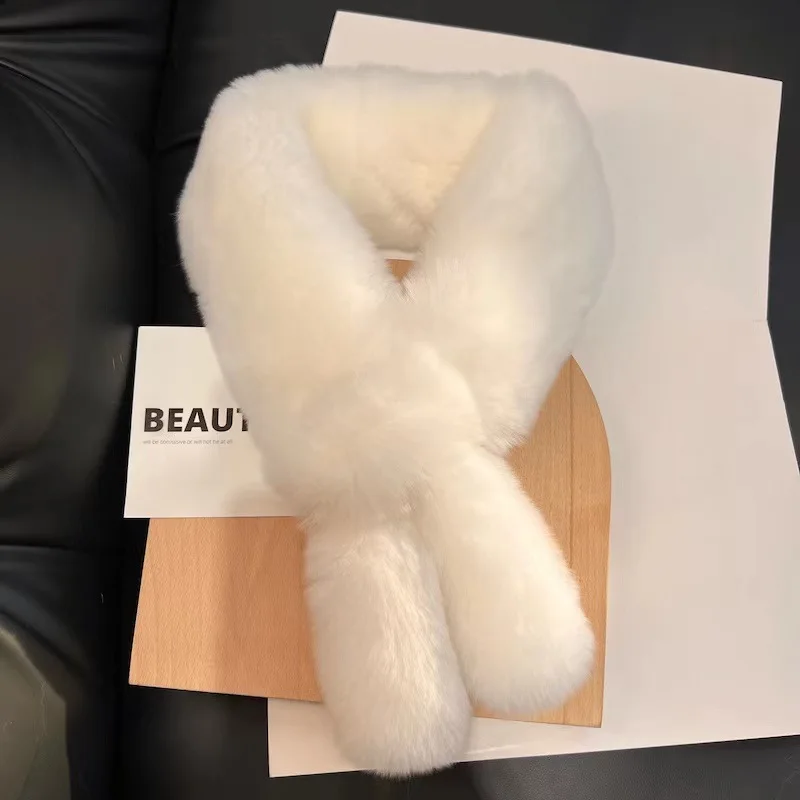 Шарф из искусственного меха Зимний теплый меховой утолщенный шарф с перекрестными вставками обогреватель для шеи двухсторонний шарф из кроличьего меха для женщин мягкая плюшевая искусственная кожа
Шарф из искусственного меха Зимний теплый меховой утолщенный шарф с перекрестными вставками обогреватель для шеи двухсторонний шарф из кроличьего меха для женщин мягкая плюшевая искусственная кожа