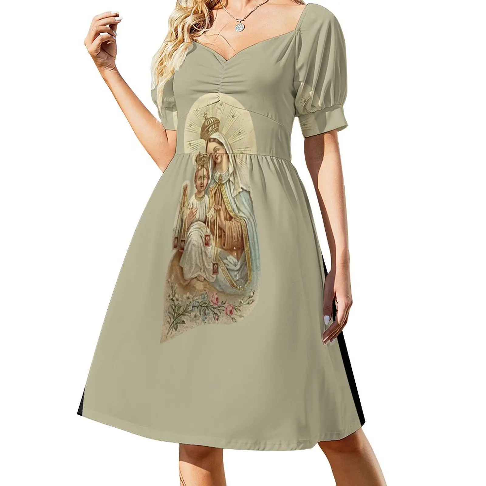 Our Lady of Mount Carmel Short-Sleeved Dress prom dresses 2025 loose summer dress Female clothing
Our Lady of Mount Carmel Short-Sleeved Dress prom dresses 2025 loose summer dress Female clothing