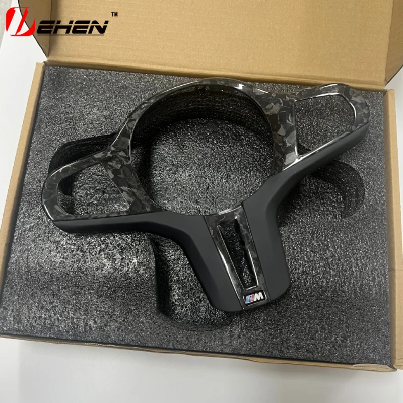 Carbon Fiber Car Steering Wheel Panel Trim Cover Lerther for BMW G80 G82 G83 G87 F95 F96 F97 F98 M8 F90 Replacement Installation
Carbon Fiber Car Steering Wheel Panel Trim Cover Lerther for BMW G80 G82 G83 G87 F95 F96 F97 F98 M8 F90 Replacement Installation