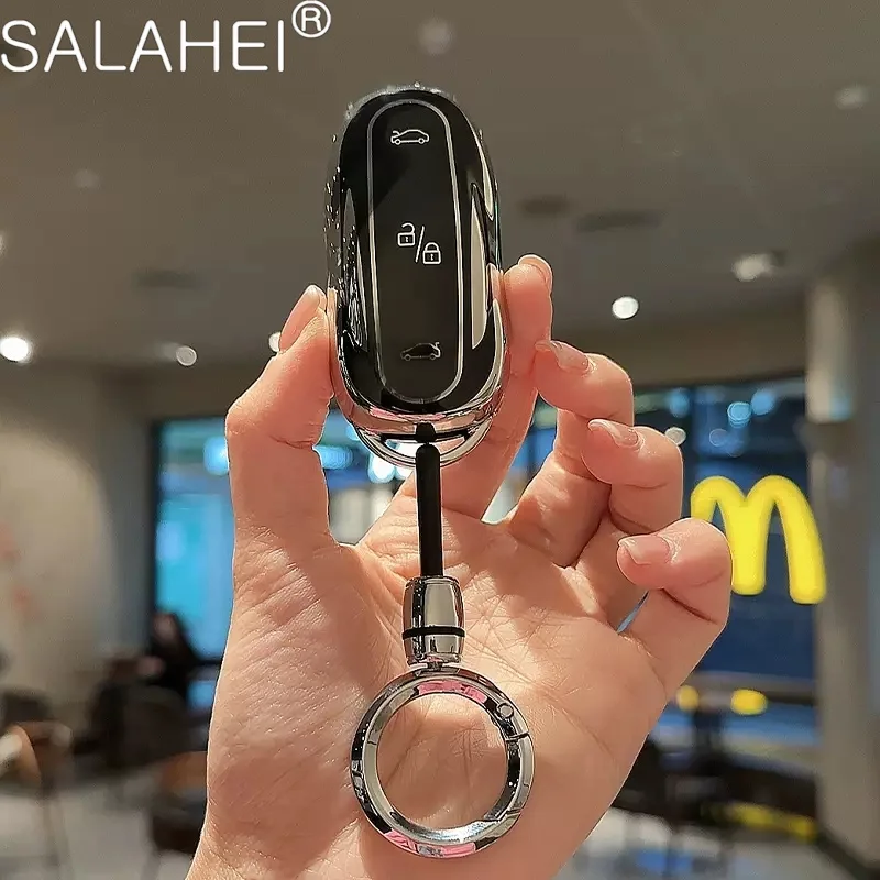 TPU Car Key Case Cover Shell Holder Full Protector Fob For Tesla Model 3 Model Y Model S Model X Keychain Auto Styling Accessory
TPU Car Key Case Cover Shell Holder Full Protector Fob For Tesla Model 3 Model Y Model S Model X Keychain Auto Styling Accessory