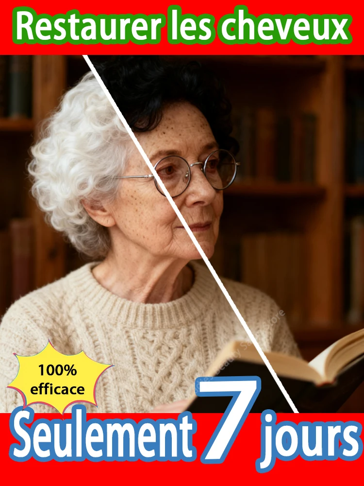 This anti-gray hair serum helps turn gray hair black, promotes hair growth, and nourishes and repairs hair follicles.
This anti-gray hair serum helps turn gray hair black, promotes hair growth, and nourishes and repairs hair follicles.