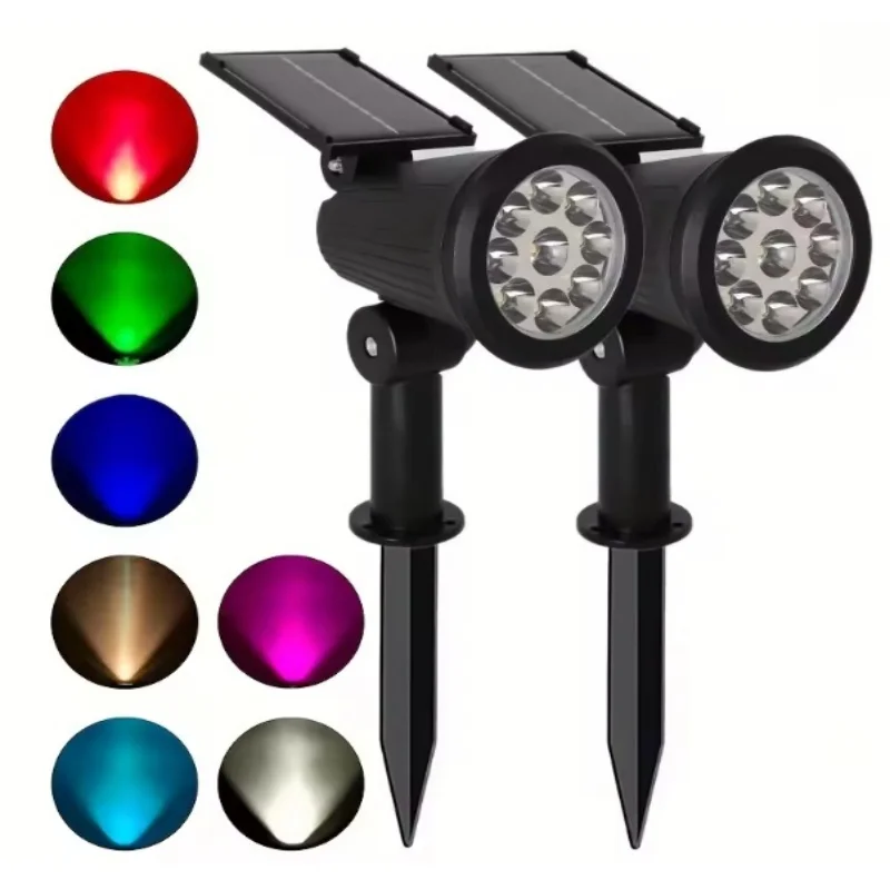 9LED Solar Spotlights Outdoor IP65 Waterproof Brightness Adjustable Spot Light Garden Backyard Driveway Patio Decor Lamp Pond
9LED Solar Spotlights Outdoor IP65 Waterproof Brightness Adjustable Spot Light Garden Backyard Driveway Patio Decor Lamp Pond