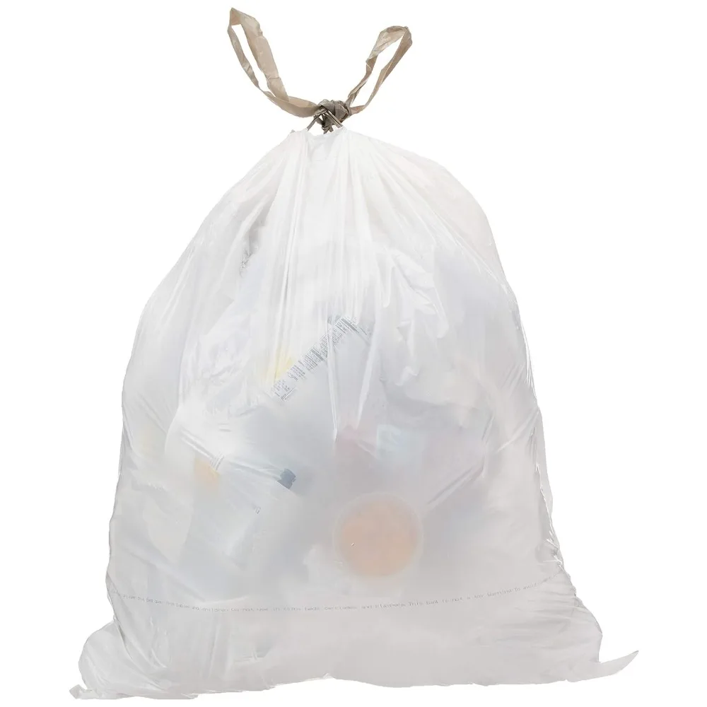 18 Gallon Heavy Duty Compactor Bags with Drawstring 2 Mil 50 Count
18 Gallon Heavy Duty Compactor Bags with Drawstring 2 Mil 50 Count