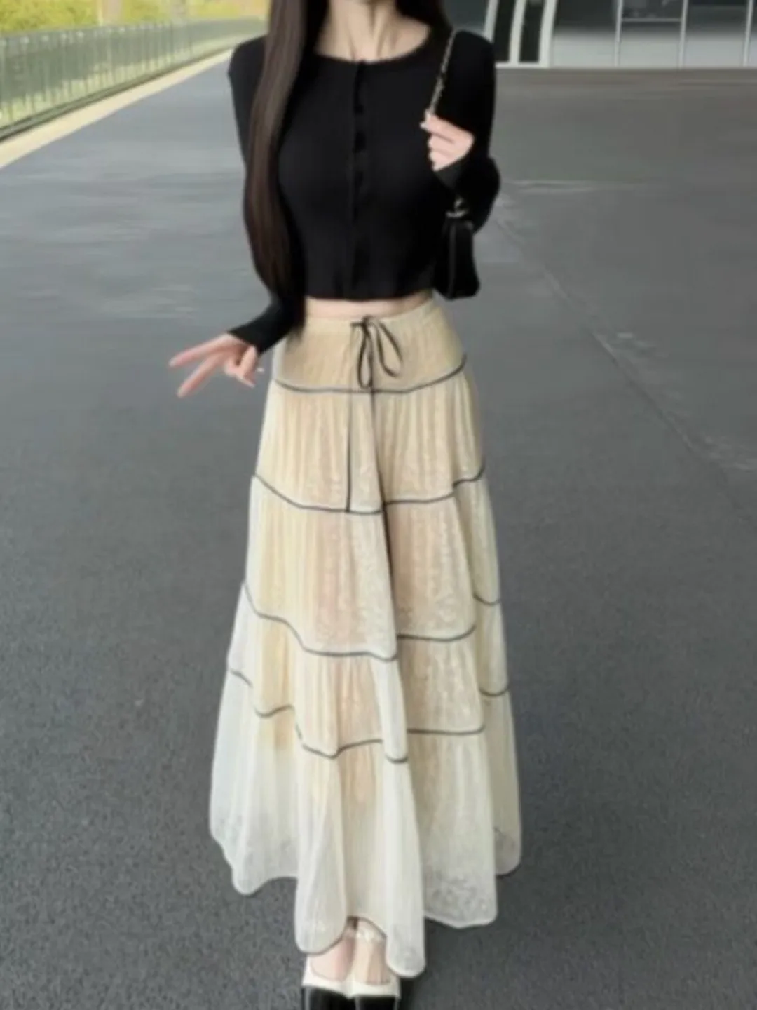 Korean Sle Gentle Ele Two-Piece Set ort Sve Long Dr Comfortable Breathable Spring Summer Autumn Faion Women's...
Korean Sle Gentle Ele Two-Piece Set ort Sve Long Dr Comfortable Breathable Spring Summer Autumn Faion Women's...
