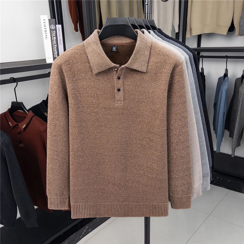 Флисовый свитер с хорьком для мужчин, на подкладке и утолщенная, зимняя теплая базовая рубашка для мужчин среднего возраста, лацкан, верх для внутреннего ношения
Флисовый свитер с хорьком для мужчин, на подкладке и утолщенная, зимняя теплая базовая рубашка для мужчин среднего возраста, лацкан, верх для внутреннего ношения