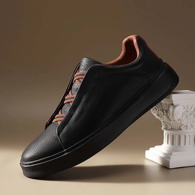 YUYIN Luxury Brand Men's Shoes Handmade Genuine Leather Casual Sneakers Business Slip-on Shoes Anti-slip Breathable Loafers
YUYIN Luxury Brand Men's Shoes Handmade Genuine Leather Casual Sneakers Business Slip-on Shoes Anti-slip Breathable Loafers