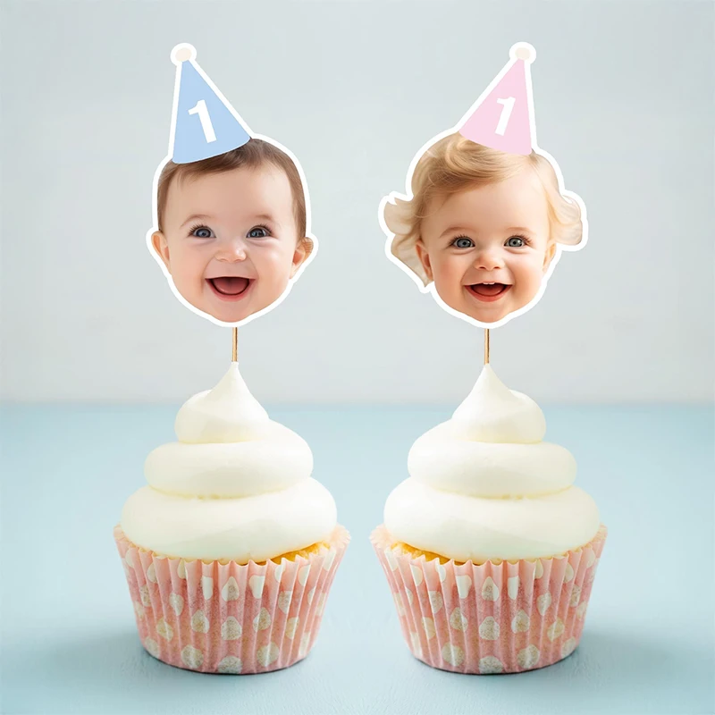 Custom Face Cupcake Toppers Personalised Baby Face Cupcake Tags Birthday, Baby Shower Decorations
Custom Face Cupcake Toppers Personalised Baby Face Cupcake Tags Birthday, Baby Shower Decorations