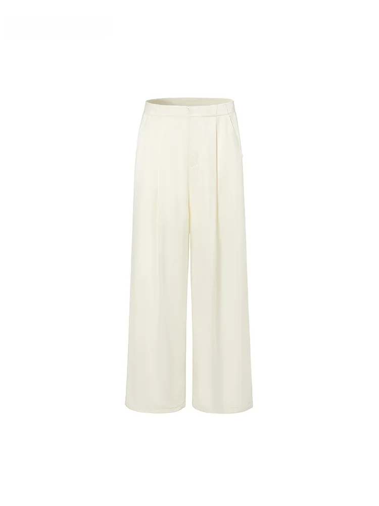 LEDIM WANG Women's Casual Pants Drapey Wide Leg White Versatile Long Trousers Spring Summer New Arrival Casual Sle
LEDIM WANG Women's Casual Pants Drapey Wide Leg White Versatile Long Trousers Spring Summer New Arrival Casual Sle