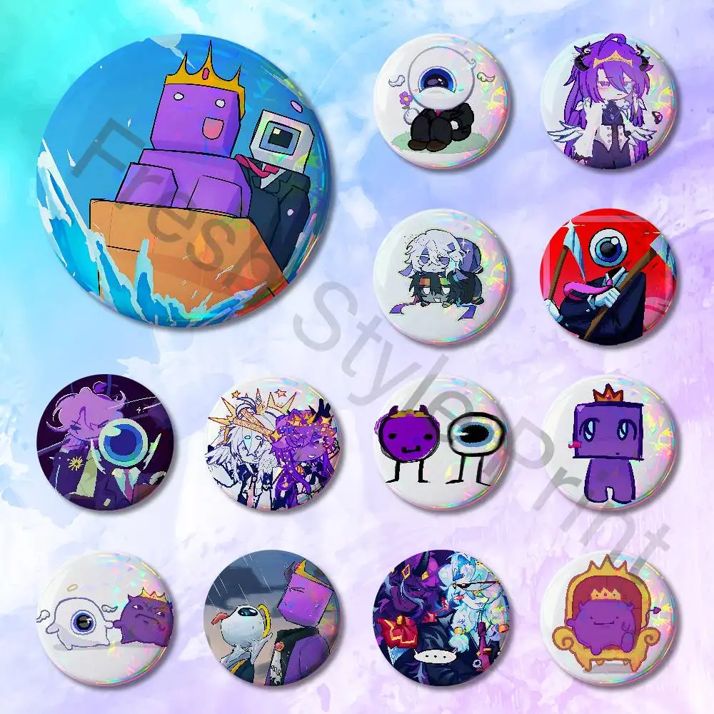 W-Wemmbu Eggchan Tax Duo 58mm 44mm HD Print Brooch Badges Pretty Derby Round Display Brooches Lapel Pins
W-Wemmbu Eggchan Tax Duo 58mm 44mm HD Print Brooch Badges Pretty Derby Round Display Brooches Lapel Pins