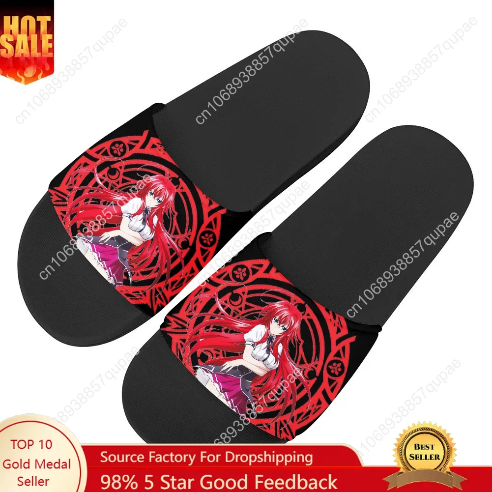 High School DxD Rias Gremory Slippers Home Slippers Anime Men Women Teenager Beach Pool Sandals Custom Summer Slipper Fashion 
High School DxD Rias Gremory Slippers Home Slippers Anime Men Women Teenager Beach Pool Sandals Custom Summer Slipper Fashion