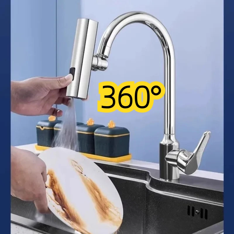 1pc Easy Install 360° Rotatable Swivel Faucet Extender, 3-in-1 Spray Head for Sink, Upgrades Your Kitchen Tap, No Plumber Needed
1pc Easy Install 360° Rotatable Swivel Faucet Extender, 3-in-1 Spray Head for Sink, Upgrades Your Kitchen Tap, No Plumber Needed