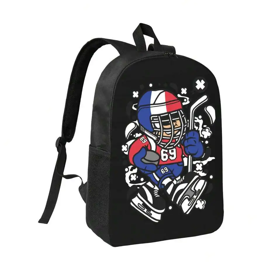 Adult Cartoon Hockey Player Print Backpack Large Capacity Travel Laptop Bag
Adult Cartoon Hockey Player Print Backpack Large Capacity Travel Laptop Bag