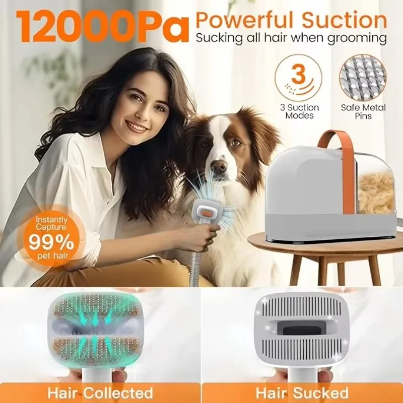 In stock 12000Pa Pet Grooming Kit Hair Vacuum Suction Cleaner Set Dog Cat Comb Hair Vacuum Clipper Trimmer Pet Cleaning Grooming
In stock 12000Pa Pet Grooming Kit Hair Vacuum Suction Cleaner Set Dog Cat Comb Hair Vacuum Clipper Trimmer Pet Cleaning Grooming
