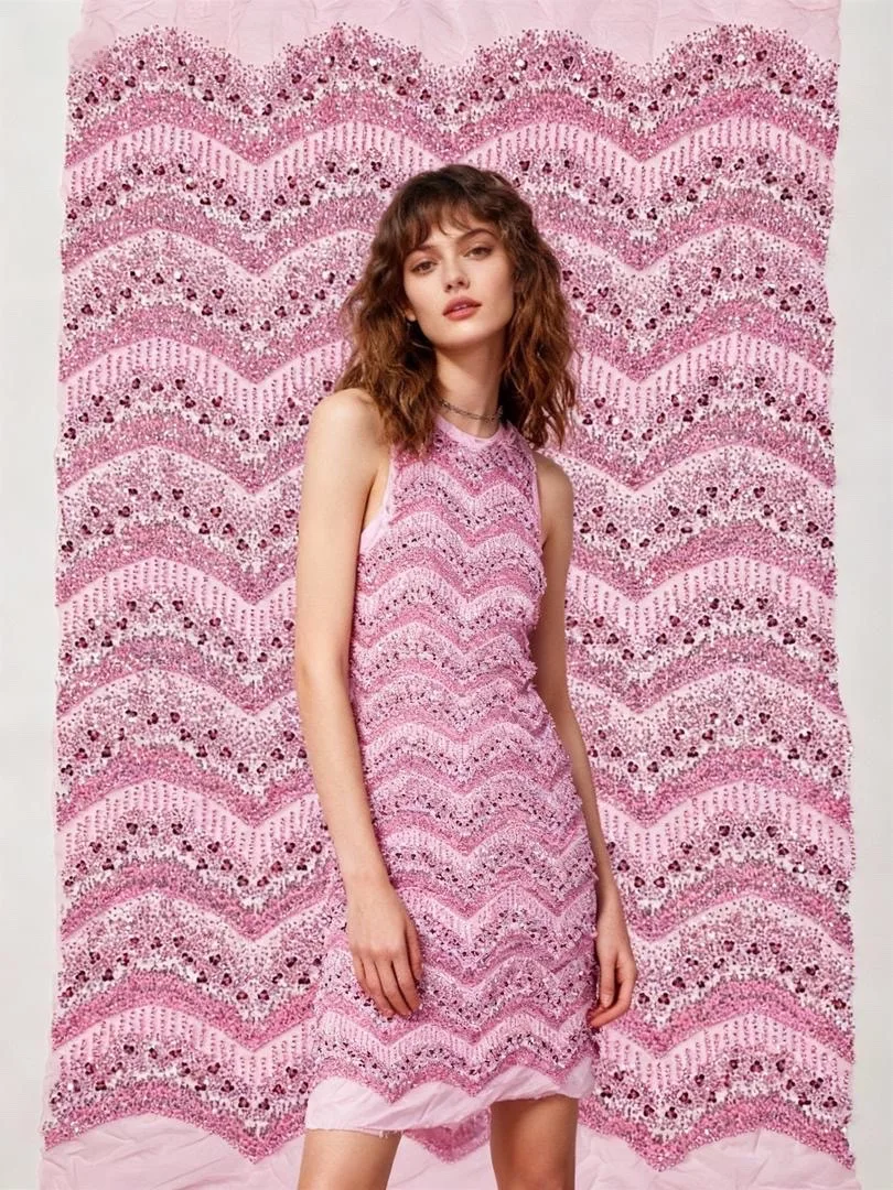 Pink African Beads Lace Fabric 2025 High Quality Nigerian Sequins Beads Lace Fabric French Mesh Lace Fabric For Party Dress Sew
Pink African Beads Lace Fabric 2025 High Quality Nigerian Sequins Beads Lace Fabric French Mesh Lace Fabric For Party Dress Sew