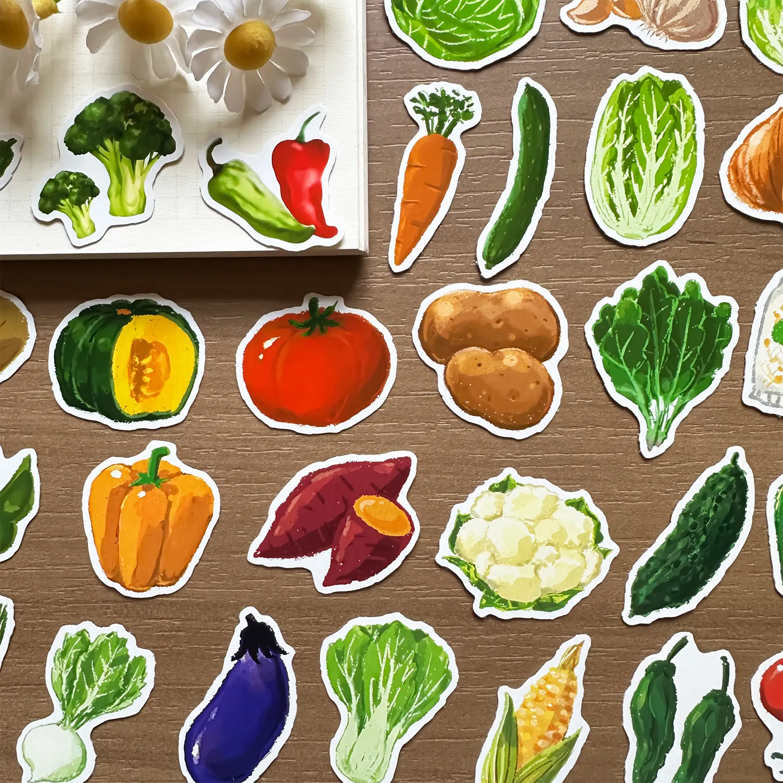 Hand Drawn Cute Vegetable Food Cartoon Stickers for Journal Notebook Phone Case Diary DIY Decoration
Hand Drawn Cute Vegetable Food Cartoon Stickers for Journal Notebook Phone Case Diary DIY Decoration