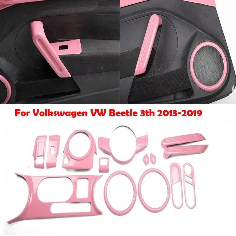 L/RHD For Volkswagen vw Beetle 2013-2019 ABS pink Interior Accessories handle bowl gear shfit panle front water cup holder cover
L/RHD For Volkswagen vw Beetle 2013-2019 ABS pink Interior Accessories handle bowl gear shfit panle front water cup holder cover