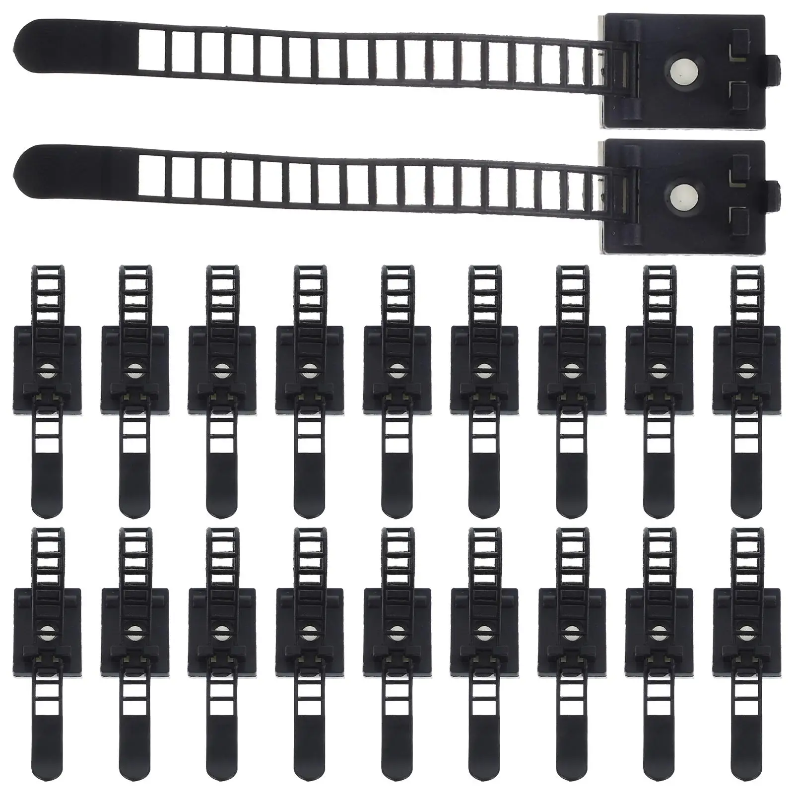 25 Pcs Cable Ties Adhesive Desk Wire Organizer Black Adjustable Nylon Management Clips Zip Ties Cord Fixing Home Office
25 Pcs Cable Ties Adhesive Desk Wire Organizer Black Adjustable Nylon Management Clips Zip Ties Cord Fixing Home Office