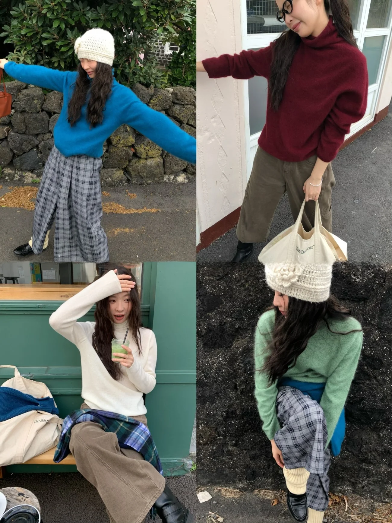 Four-Color High-Ne Warm Loose Pure Color Knitted Sweater Korean Sle Base Layer irt Women's Faion Autumn Winter Top
Four-Color High-Ne Warm Loose Pure Color Knitted Sweater Korean Sle Base Layer irt Women's Faion Autumn Winter Top