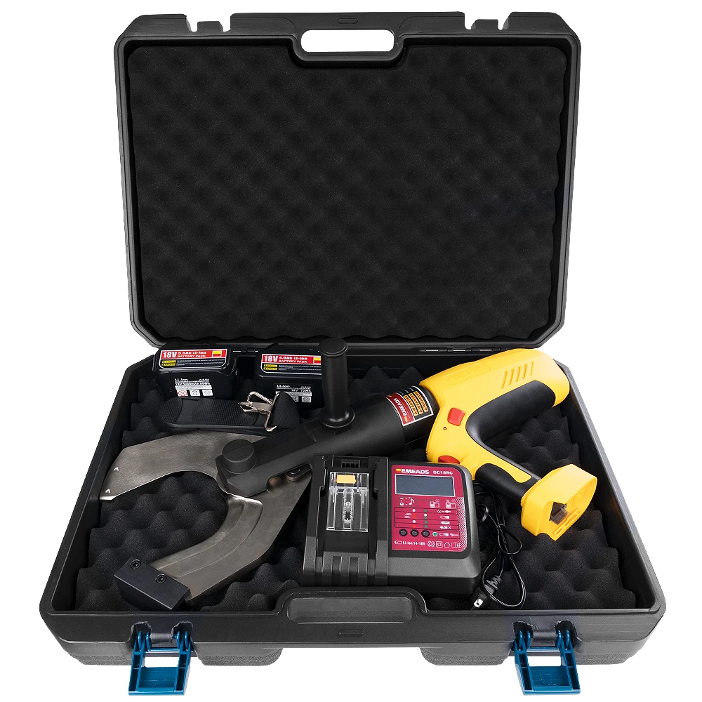 EBS 120C 15T Heavy Duty 85mm Electric Cordless Cable Cutter Hydraulic Battery Cable Cutting Machine Hydraulic Tools
EBS 120C 15T Heavy Duty 85mm Electric Cordless Cable Cutter Hydraulic Battery Cable Cutting Machine Hydraulic Tools