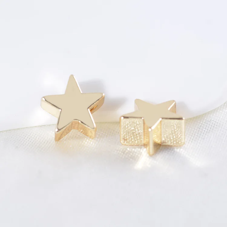 JFE38 Wholesale 100PCS 7*3.5*1.2mm star beads brass with gold electroplated glossy beads DIY beads for jewelry making
JFE38 Wholesale 100PCS 7*3.5*1.2mm star beads brass with gold electroplated glossy beads DIY beads for jewelry making