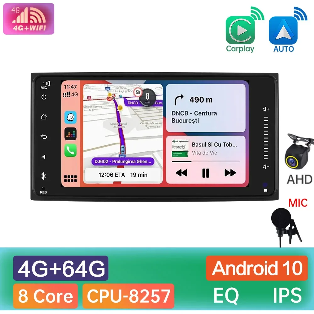Новый 2Din Android авто радио мультимедийный плеер GPS DVD CarPlay для toyota vios crown camry hiace corolla rav4 200*100 мм
Новый 2Din Android авто радио мультимедийный плеер GPS DVD CarPlay для toyota vios crown camry hiace corolla rav4 200*100 мм
