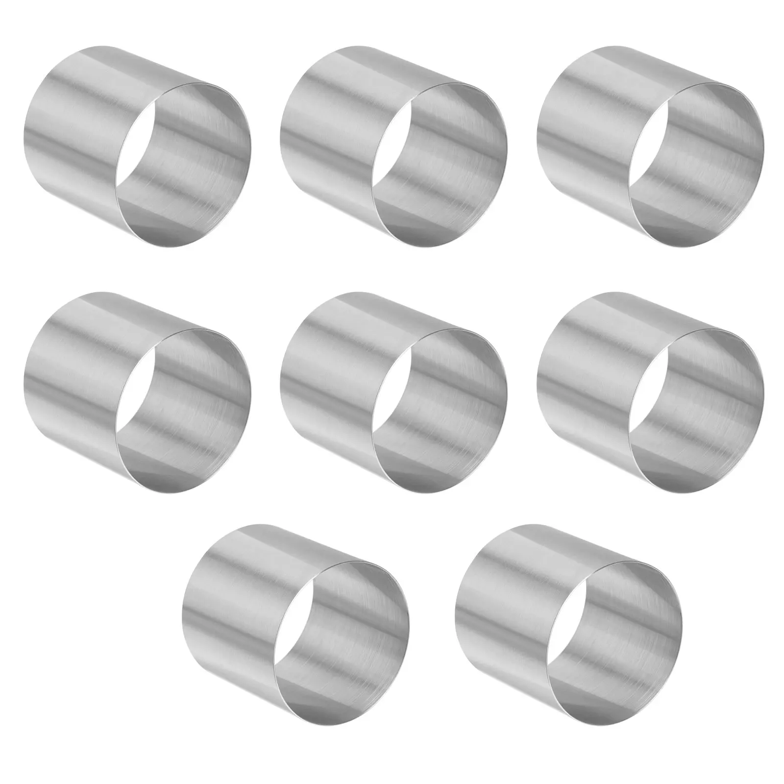 8 pcs Round Cake Mold 5x5x5cm Biscuit Mold Stainless Steel Baking Tools Reusable Cylinder Shaper Easy Demoulding
8 pcs Round Cake Mold 5x5x5cm Biscuit Mold Stainless Steel Baking Tools Reusable Cylinder Shaper Easy Demoulding