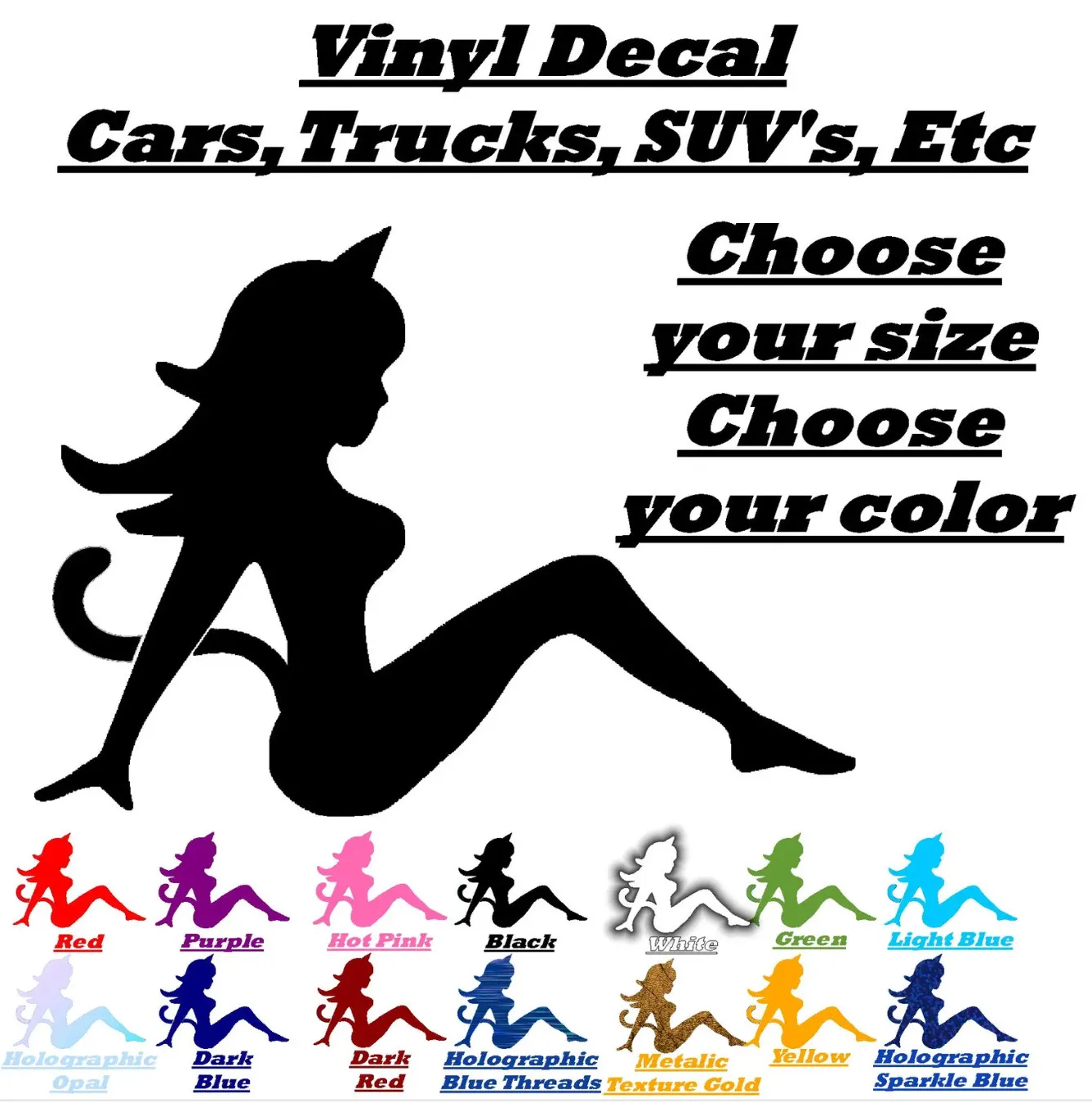 Beautiful Cat Girl Sticker Decal for Cars Trucks SUV Cute Whimsical Design for Personalizing Your Ride Gift Idea Weather Proof
Beautiful Cat Girl Sticker Decal for Cars Trucks SUV Cute Whimsical Design for Personalizing Your Ride Gift Idea Weather Proof