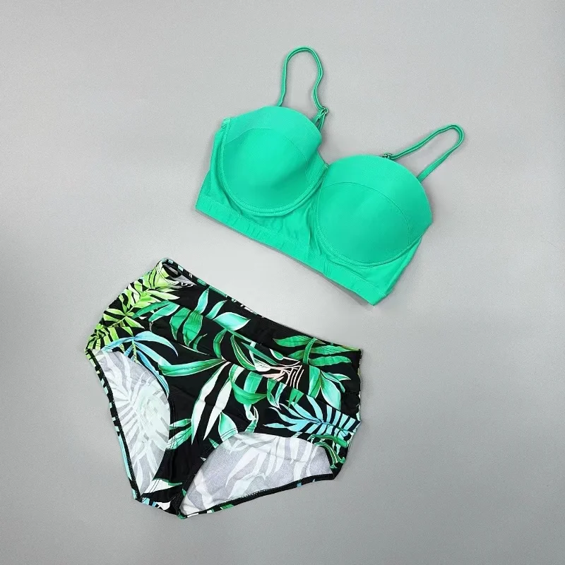 Sexy Bikini Set for Women with Chest Pad Hot Spring Vaion Polyester Material Two-Piece Swimsuit Trending in Sports Yoga Fi...
Sexy Bikini Set for Women with Chest Pad Hot Spring Vaion Polyester Material Two-Piece Swimsuit Trending in Sports Yoga Fi...