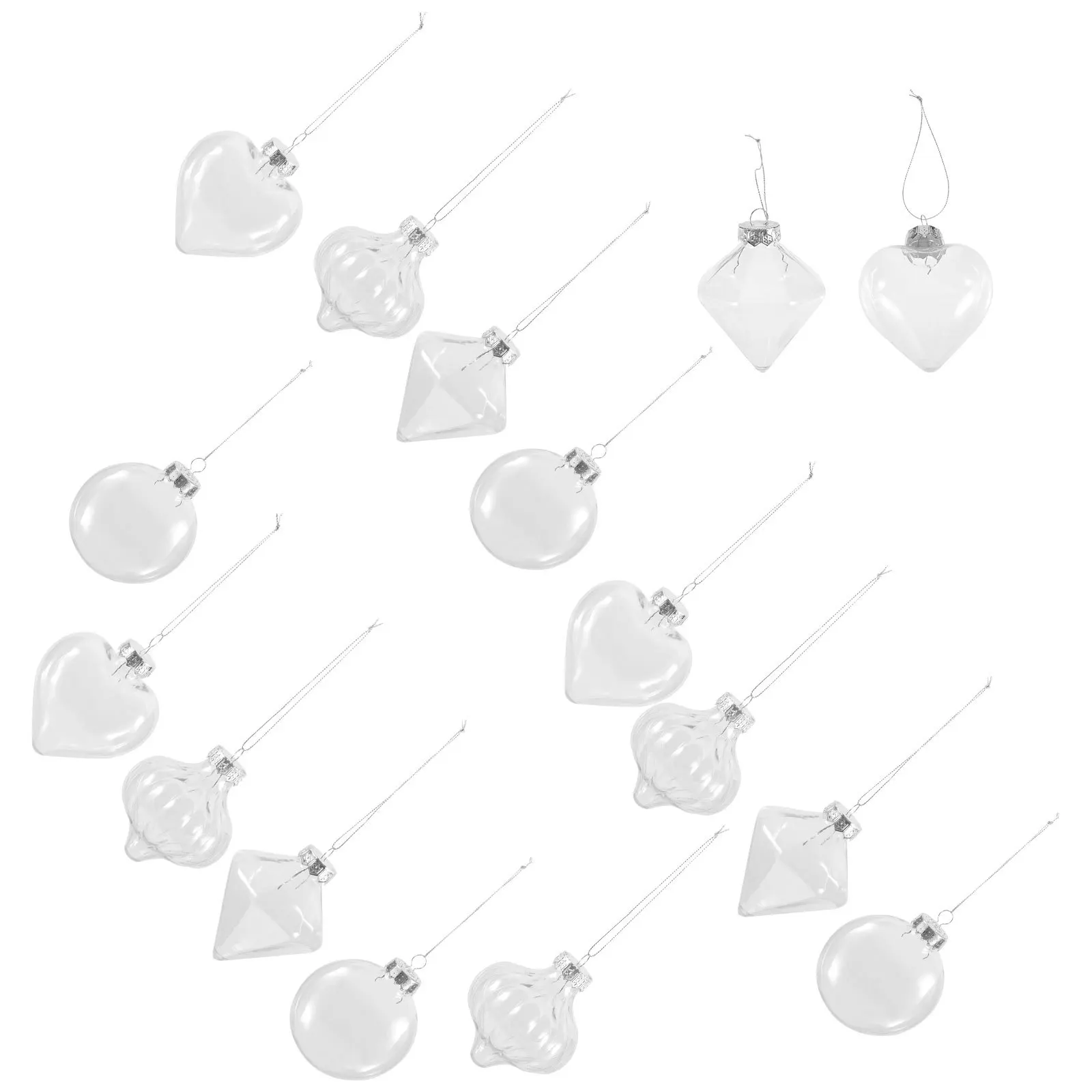 16 Pcs Ball Xmas Large Christmas Decorations Outdoor Clear Plastic Bulbs Fillable Ornament Balls Ornaments for Crafts
16 Pcs Ball Xmas Large Christmas Decorations Outdoor Clear Plastic Bulbs Fillable Ornament Balls Ornaments for Crafts