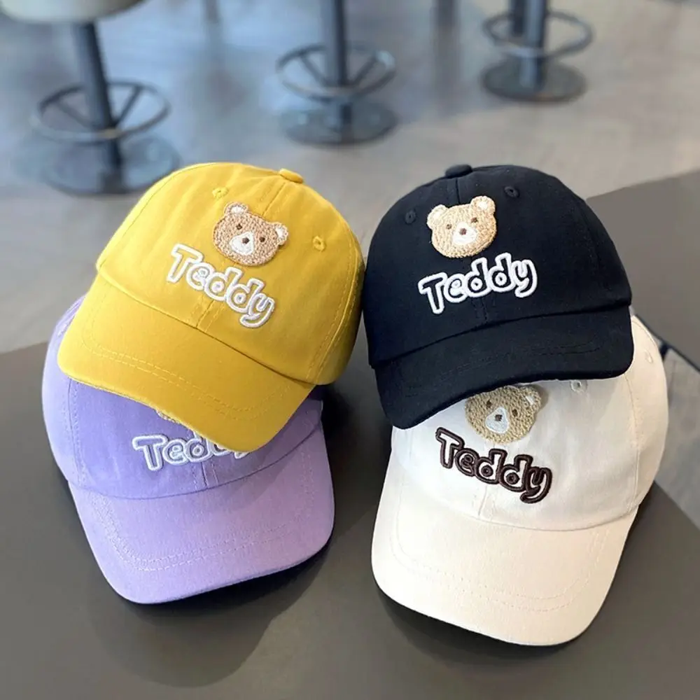 Embroidered Bear Kids Baseball Cap Mesh Design Adjustable Children Sunhat Solid Color Breathable Snapback Hat
Embroidered Bear Kids Baseball Cap Mesh Design Adjustable Children Sunhat Solid Color Breathable Snapback Hat
