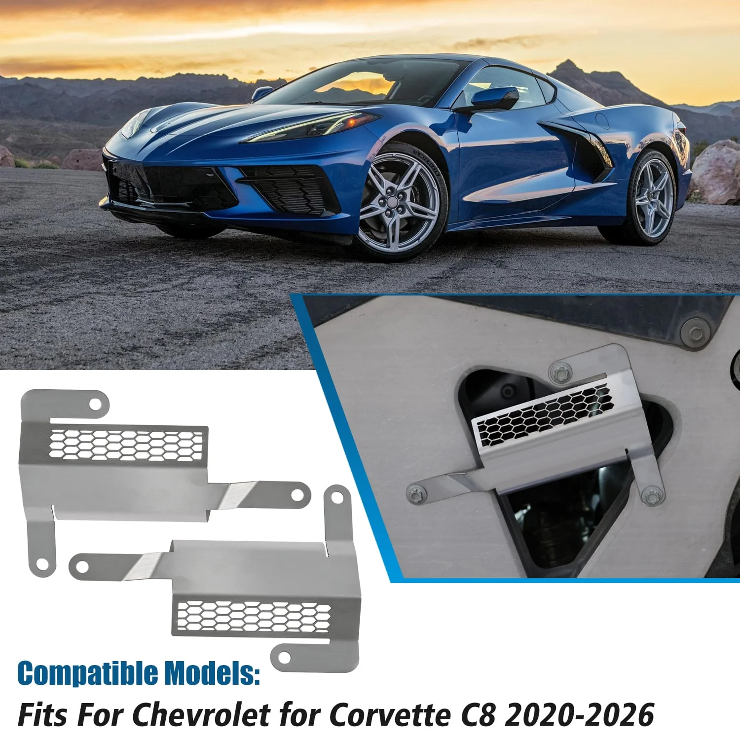 Underbody Rear Air Front Lower Bumper Deflector Left Right For Chevrolet for Corvette C8 2020 2021 2022-2026 85580653 85580654
Underbody Rear Air Front Lower Bumper Deflector Left Right For Chevrolet for Corvette C8 2020 2021 2022-2026 85580653 85580654